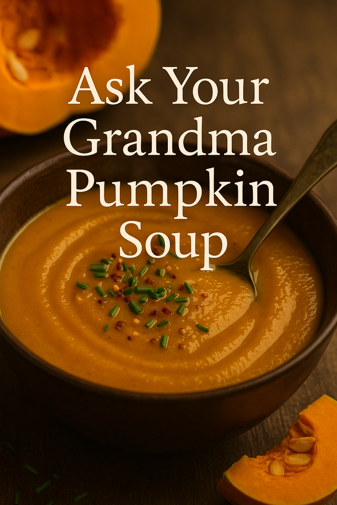 🌕 Ask Your Grandma Pumpkin Soup: A recipe in the spirit of Vibrational Nutrition