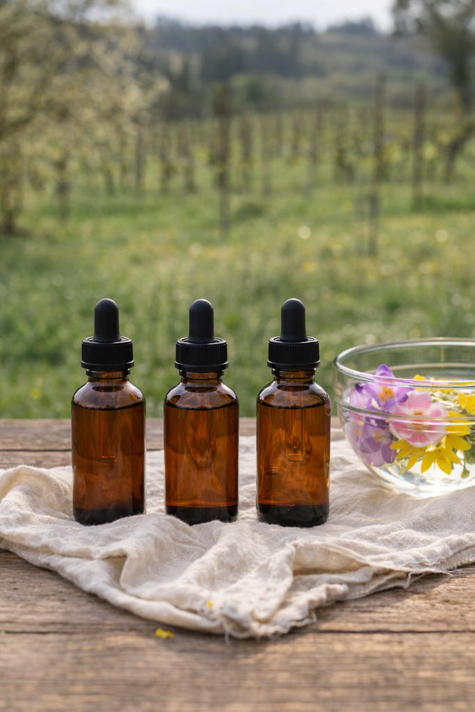 Spring Renewal Trio Flower Essence Set — Renewal, Connection & Emotional Harmony
